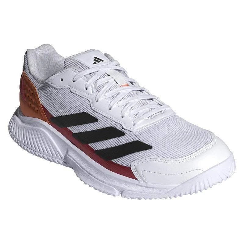 Adidas Courtquick White Red Copper Padel Shoes